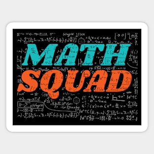 Math Squad // Funny Equations Math Teacher Magnet